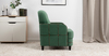 Кресло для отдыха Черри ТК 288 велюр Irida 09 зеленый, Эвита шоколад бежево-коричневый