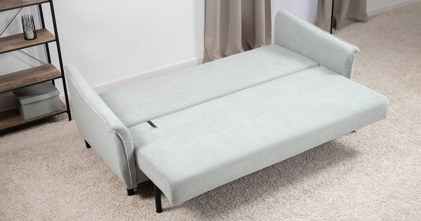 Диван-кровать прямой Берта ТД 773 велюр Mirage mint мятный