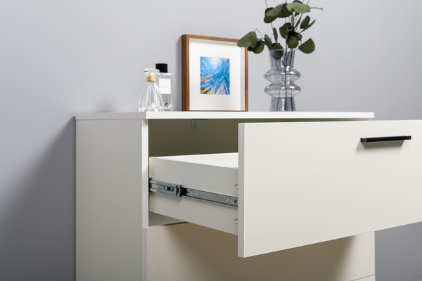 Комод Эйр 16.242 белый PE шагрень