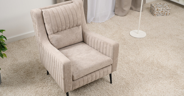 Кресло для отдыха Изабель ТК 738 велюр Романс пебл бежевый