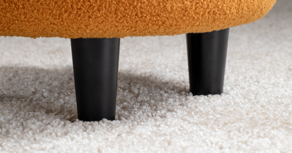 Пуф Шон ТП 272 велюр Romeo 05 оранжевый