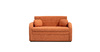 Диван-кровать прямой Тео (120) ТД 907 велюр Danco 412 светло-терракотовый