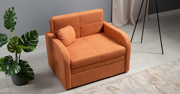 Кресло-кровать Тео (85) ТК 907 велюр Danco 412 светло-терракотовый