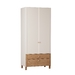 Шкаф Вупи 13.186 с ящиками, полками и штангой Дуб Верона мореный софт МДФ, Кашемир, Моно Керамика МДФ