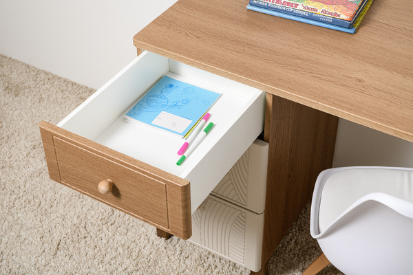 Стол Вупи 12.118 Дуб Верона мореный софт МДФ, Кашемир, Моно Керамика МДФ