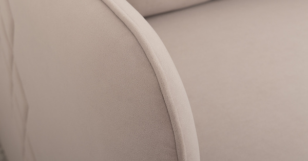 Кресло-кровать Юта (85) ТК 524 велюр Вивальди 4 серо-сливочный